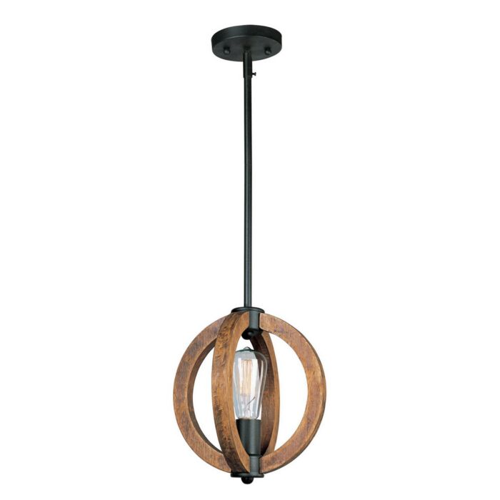 Maxim Lighting Bodega Bay 11.25 Inch Mini Pendant in Anthracite