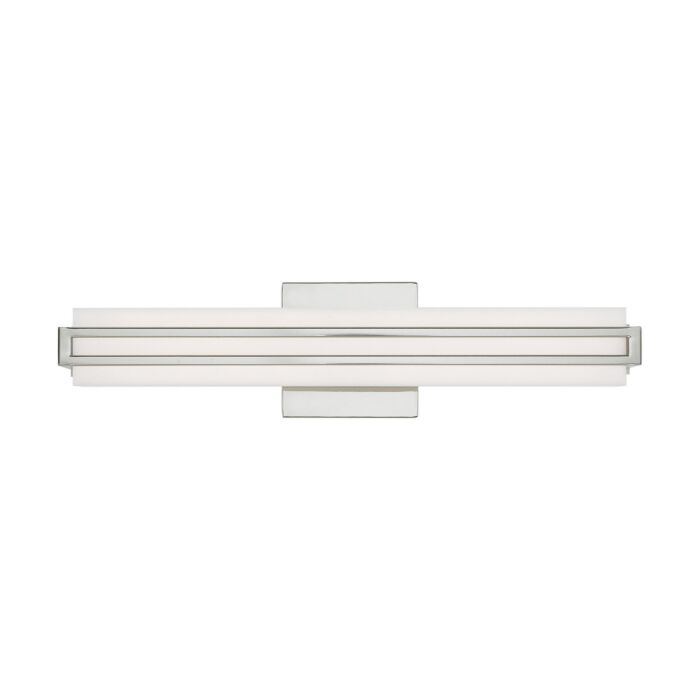Fulton LED Bathroom Vanity Light in Polished Chrome