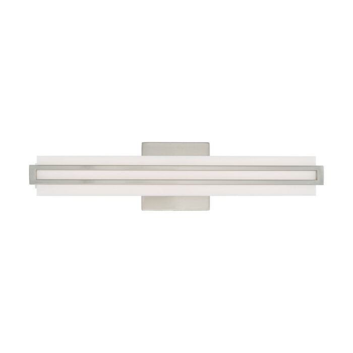 Fulton LED Bathroom Vanity Light in Brushed Nickel
