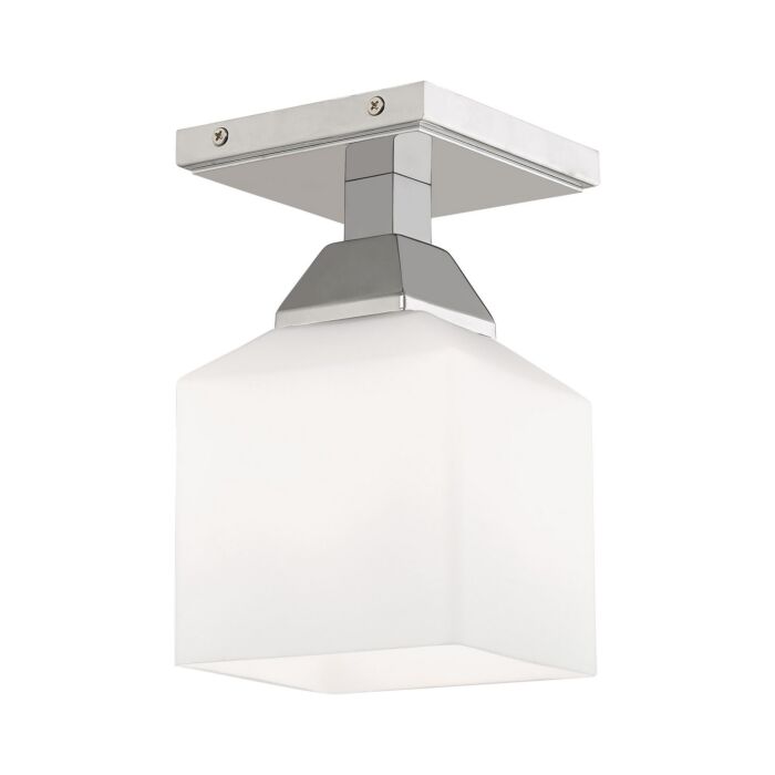 Aragon 1-Light Ceiling Mount in Polished Chrome