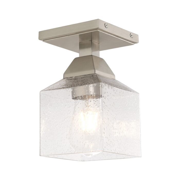 Aragon 1-Light Ceiling Mount in Brushed Nickel
