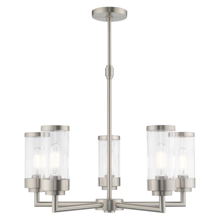 Hillcrest 5-Light Chandelier in Brushed Nickel