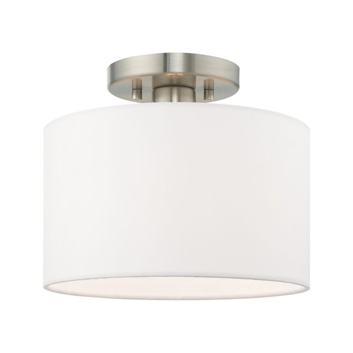Meridian 1-Light Ceiling Mount in Brushed Nickel