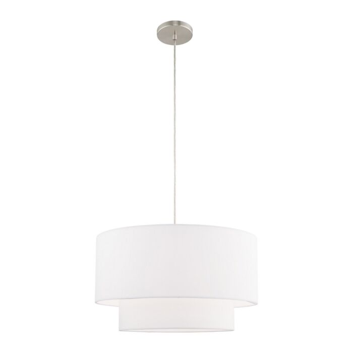 Meridian 1-Light Pendant in Brushed Nickel