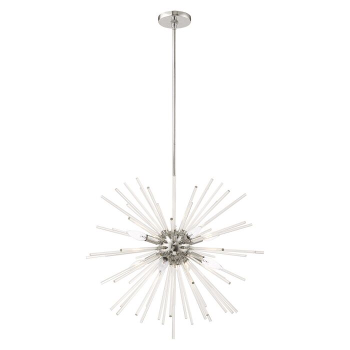 Utopia 8-Light Pendant in Polished Chrome