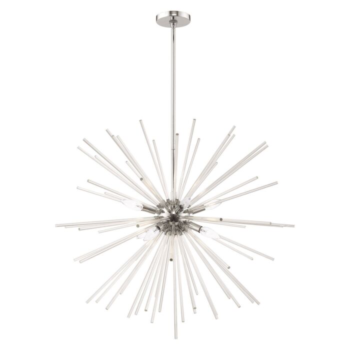 Utopia 8-Light Pendant in Polished Chrome