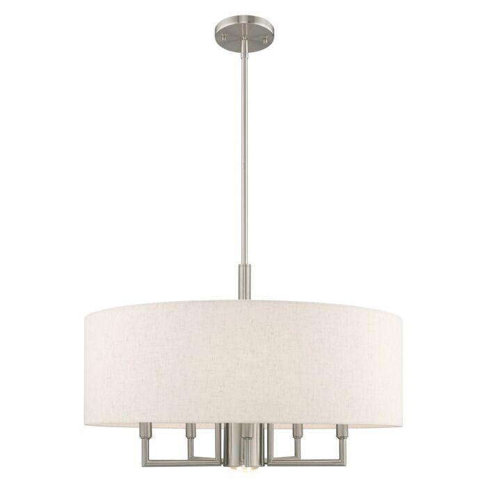 Meridian 5-Light Chandelier in Brushed Nickel