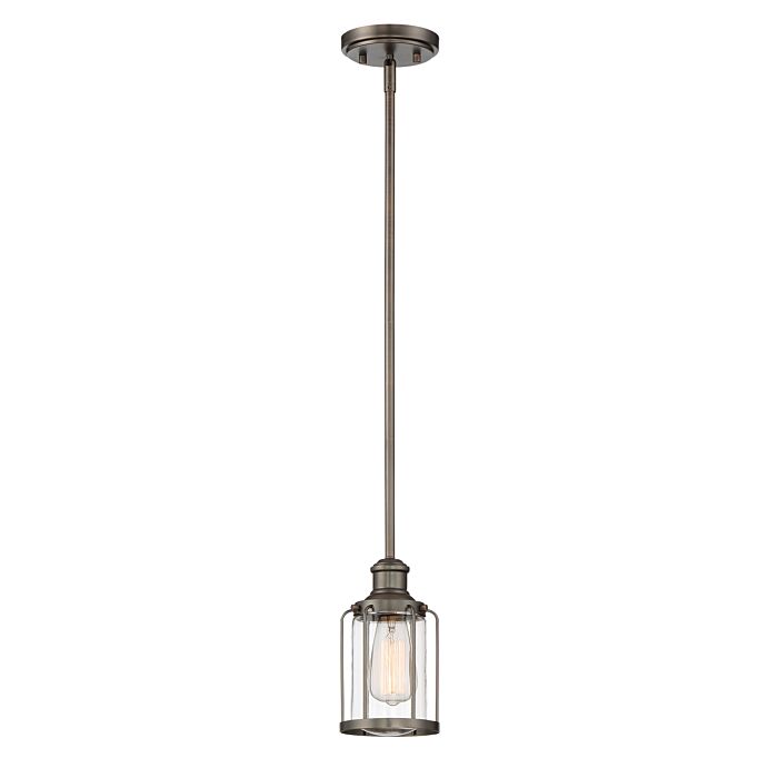 Anson 1-Light Mini Pendant in Satin Copper Bronze