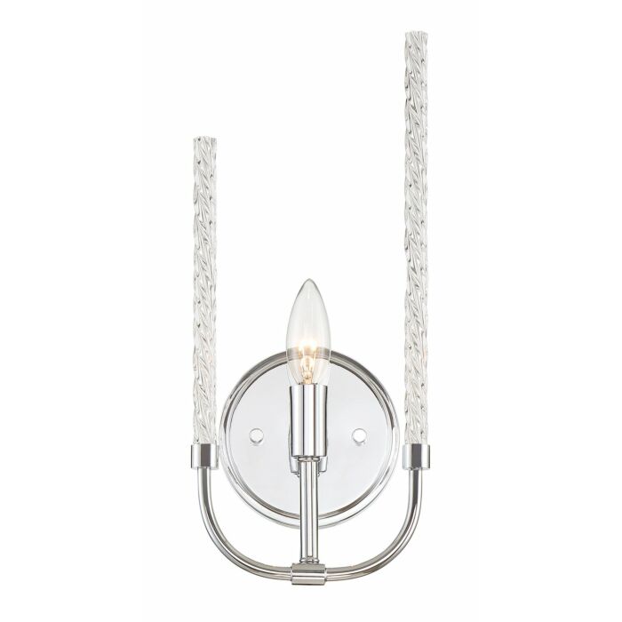 Laretto 1-Light Wall Sconce in Chrome