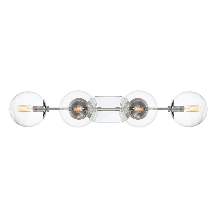Welton 4-Light Bathroom Vanity Light in Chrome
