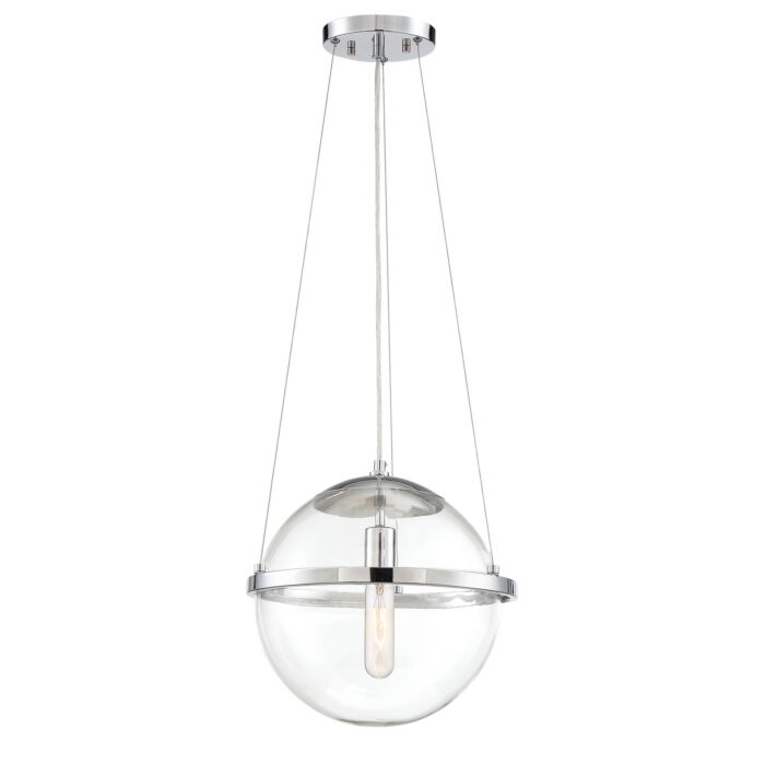 Welton 1-Light Pendant in Chrome