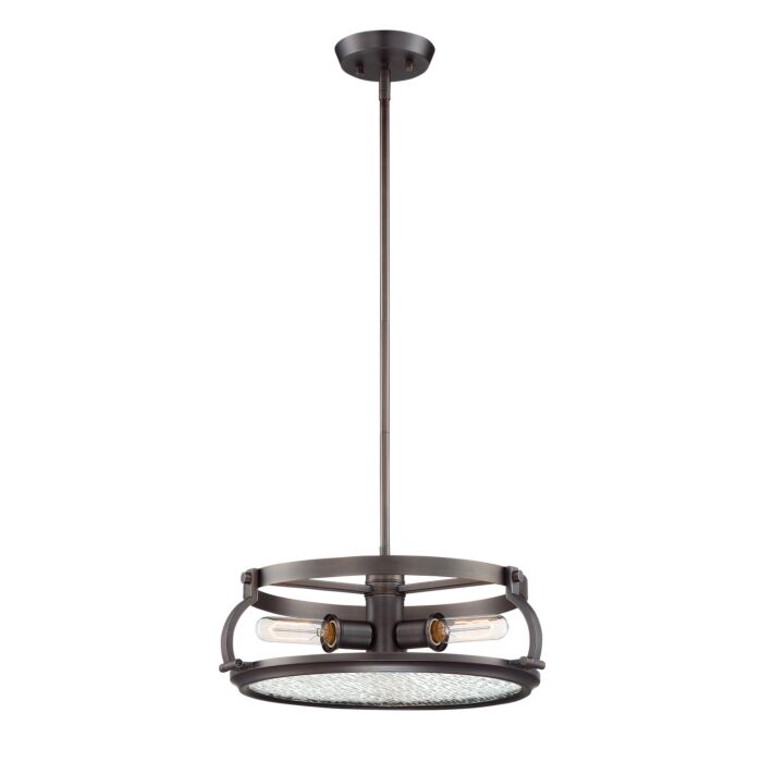 Eaton 3-Light Pendant in Satin Copper Bronze