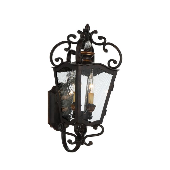 The Great Outdoors Brixton Ivy 2 Light Outdoor Hanging Light in Terraza Village Aged Patina