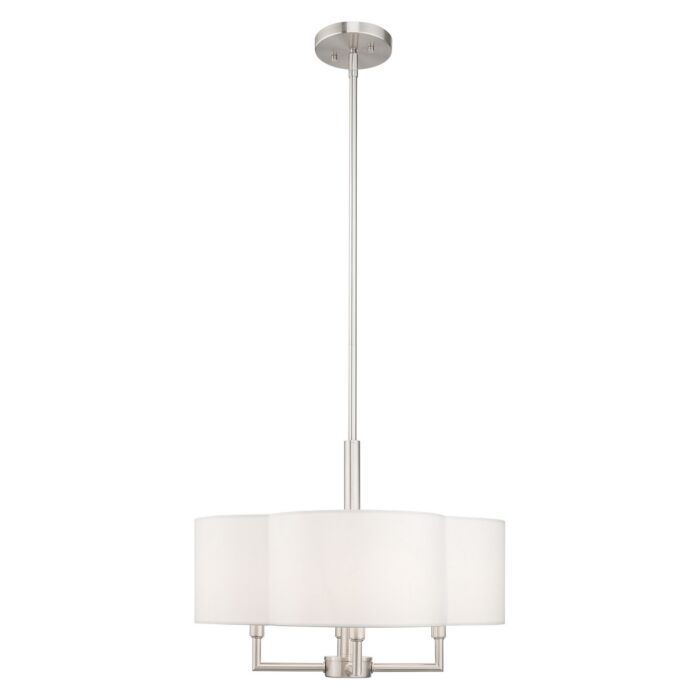 Chelsea 4-Light Pendant in Brushed Nickel