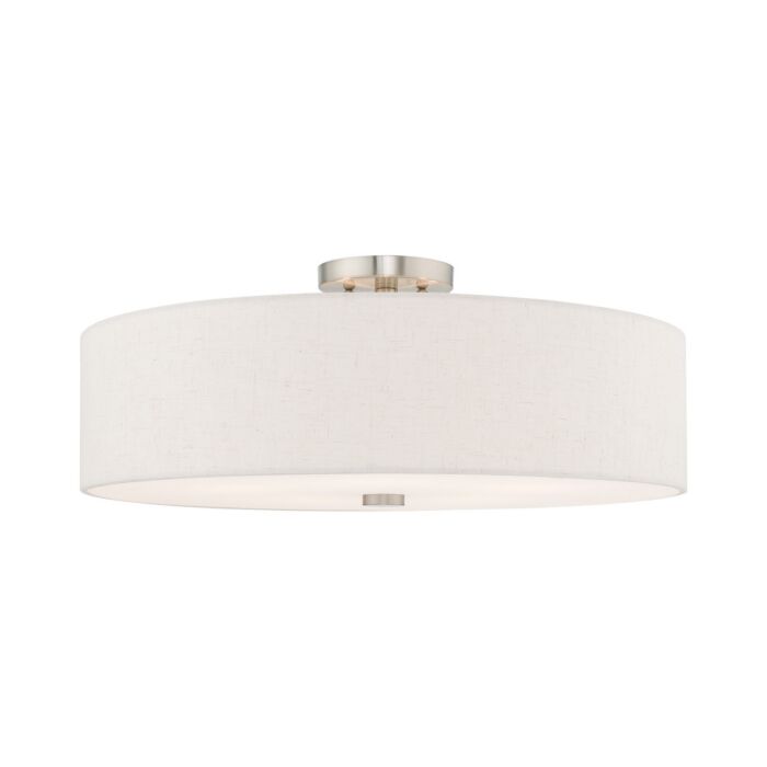 Meridian 5-Light Ceiling Mount in Brushed Nickel