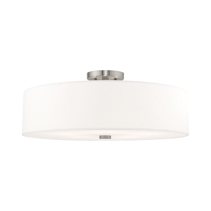 Meridian 5-Light Ceiling Mount in Brushed Nickel