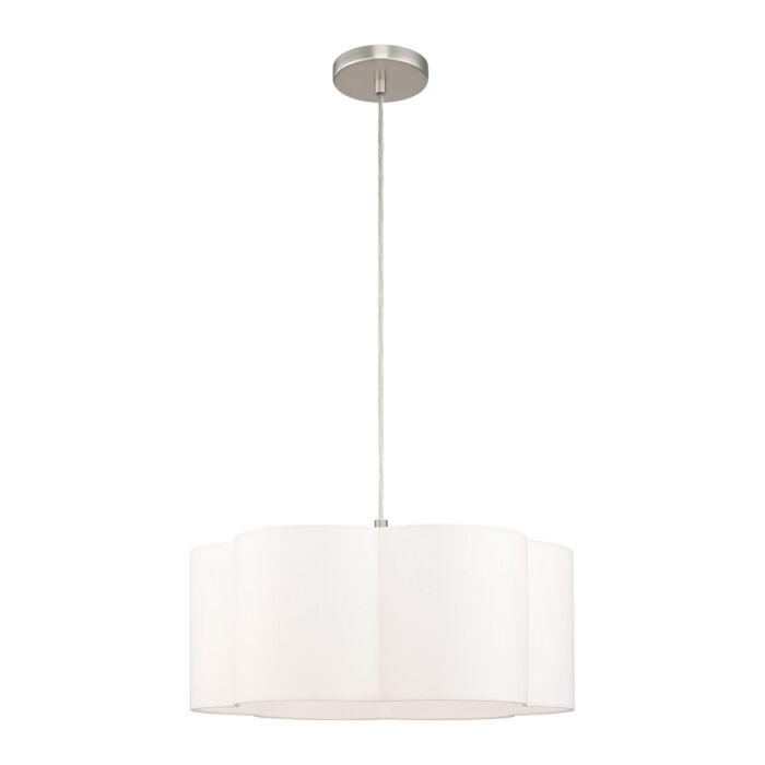 Chelsea 1-Light Pendant in Brushed Nickel