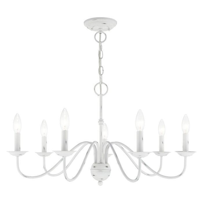 Windsor 7-Light Chandelier in Antique White