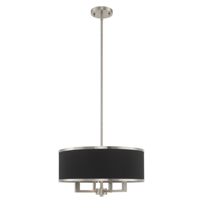 Park Ridge 4-Light Pendant in Brushed Nickel