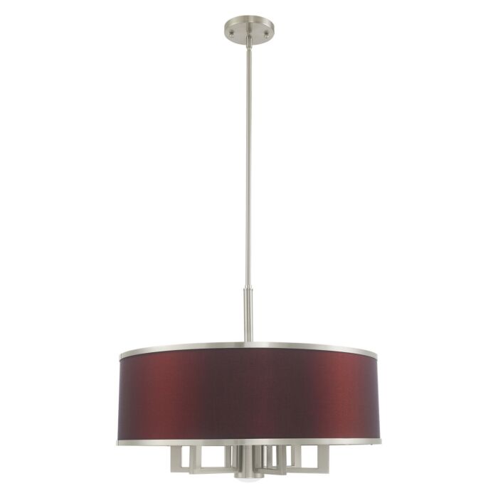 Park Ridge 6-Light Chandelier in Brushed Nickel