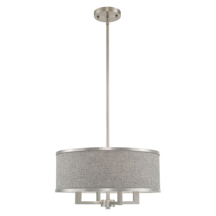 Park Ridge 4-Light Pendant in Brushed Nickel