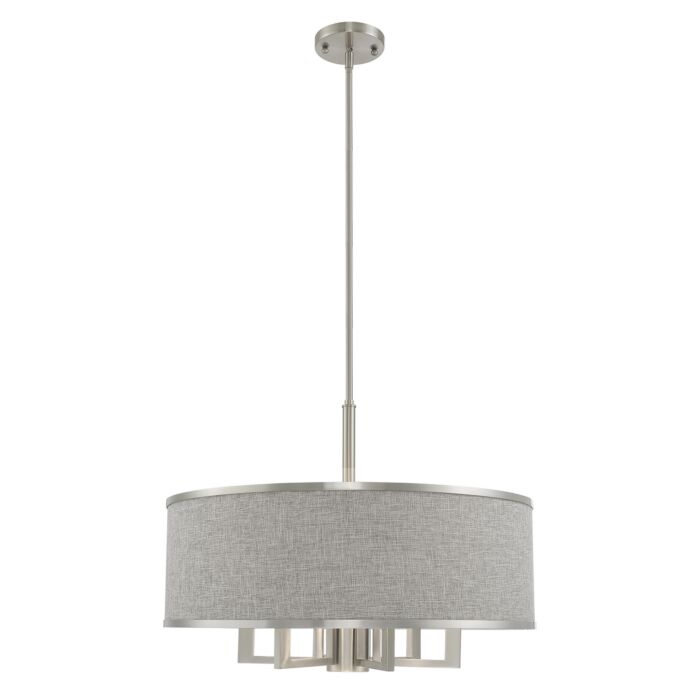 Park Ridge 6-Light Chandelier in Brushed Nickel