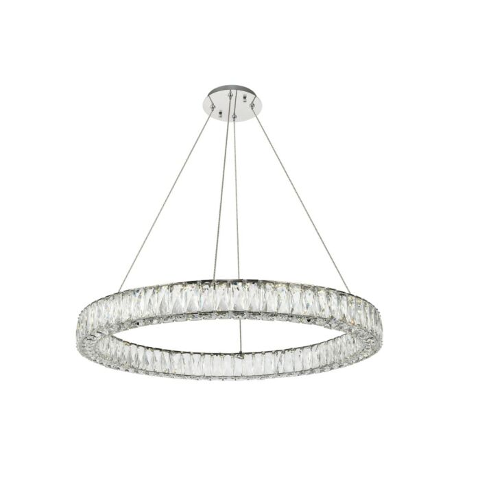 Monroe LED Chandelier in Chrome