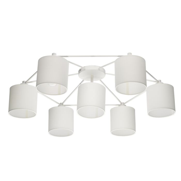 Staiti 7-Light Ceiling Mount in White
