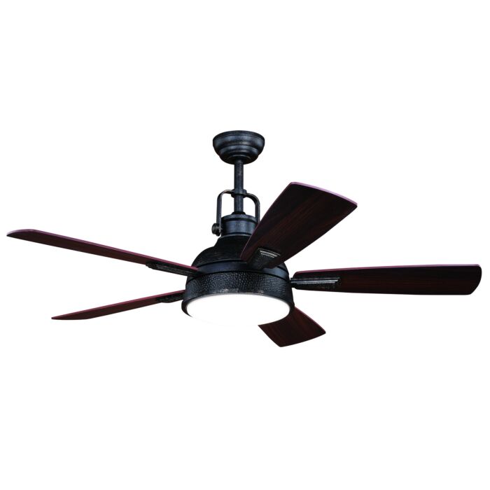 Walton 1-Light 52" Hanging Ceiling Fan in Gold Stone