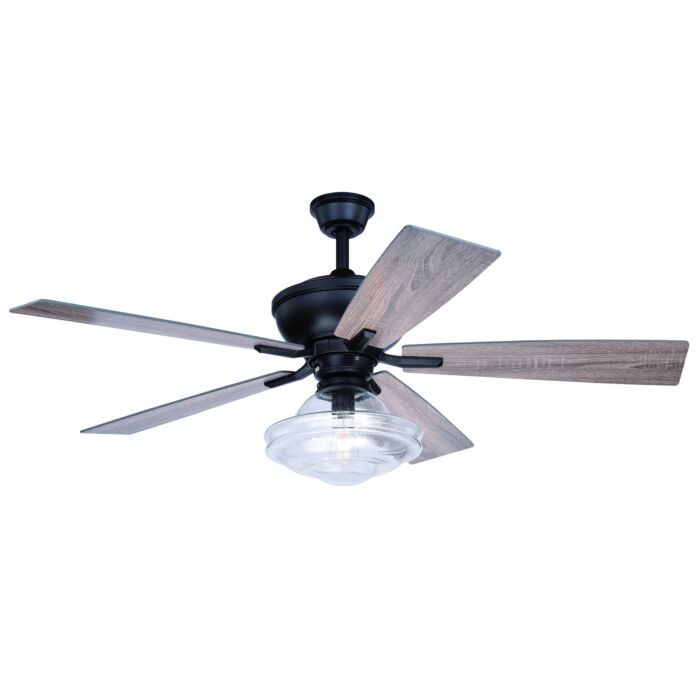 Huntley 1-Light 52" Hanging Ceiling Fan in Bronze