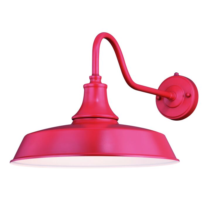 Dorado 1-Light Outdoor Wall Mount in Red and White