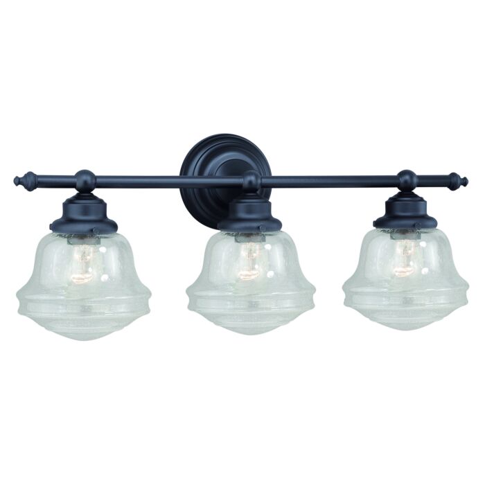 Huntley 3-Light Bathroom Vanity Light in Oil Rubbed Bronze
