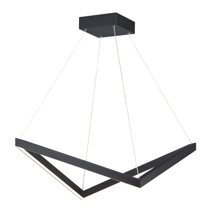 Stealth 1-Light LED Pendant in Black