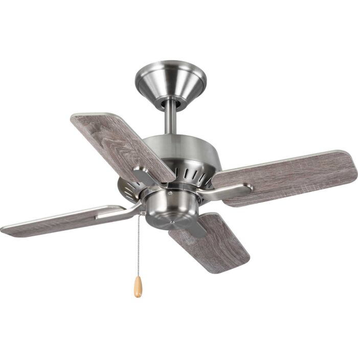 Drift 32" Hanging Ceiling Fan in Brushed Nickel
