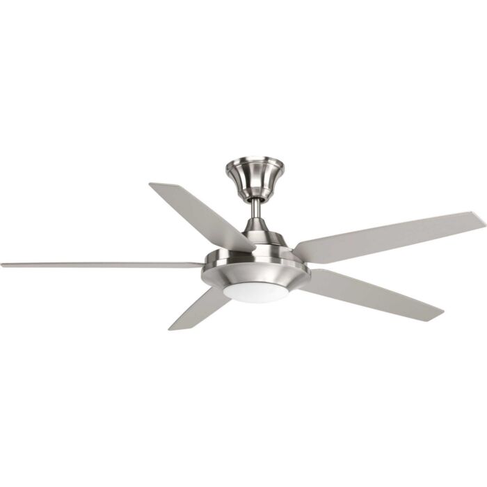 Signature Plus Ii 1-Light 54" Hanging Ceiling Fan in Brushed Nickel