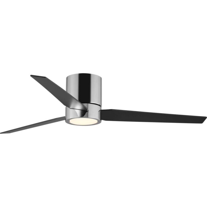 Braden 1-Light 56" Hugger Ceiling Fan in Polished Chrome