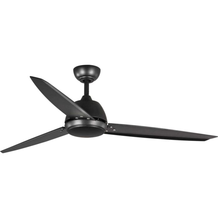 Oriole 1-Light 60" Hanging Ceiling Fan in Black
