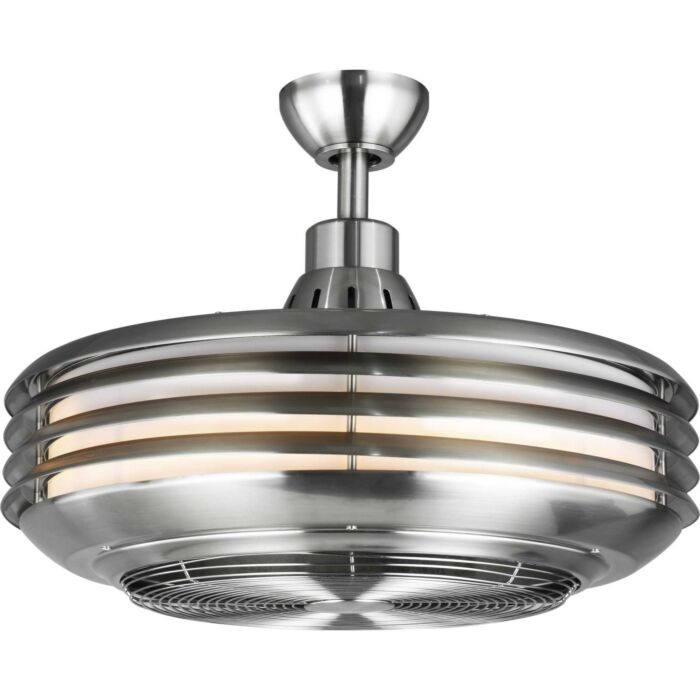 Sanford 1-Light 24" Fandelier in Brushed Nickel