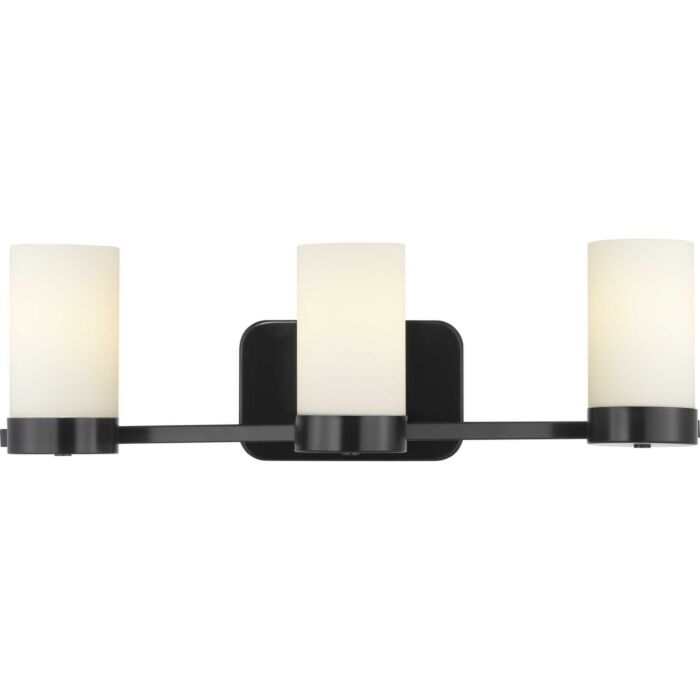 Elevate 3-Light Bathroom Vanity Light in Black