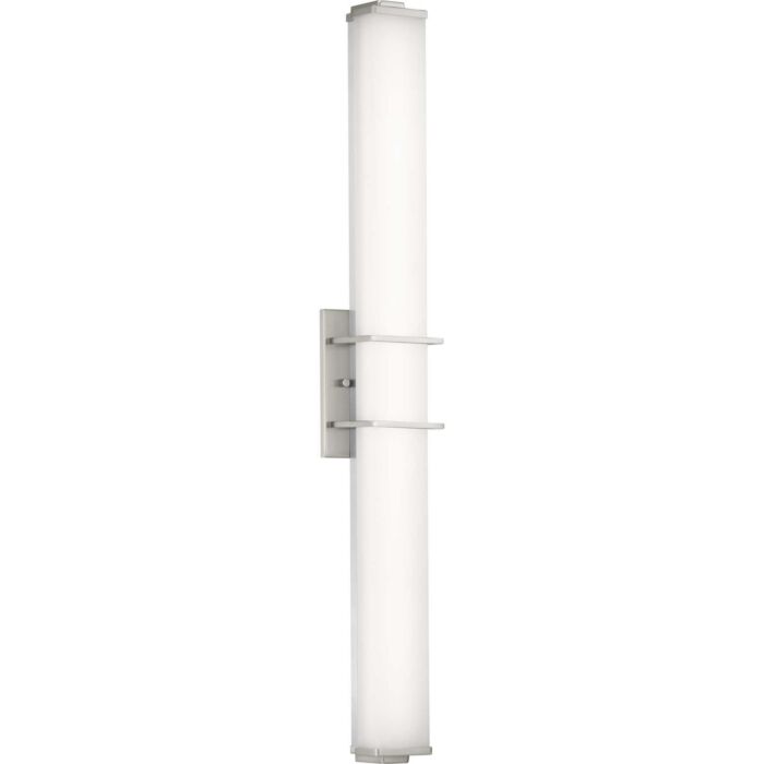 Phase 2.2 LED 1-Light LED Linear Bathroom Vanity Light in Brushed Nickel