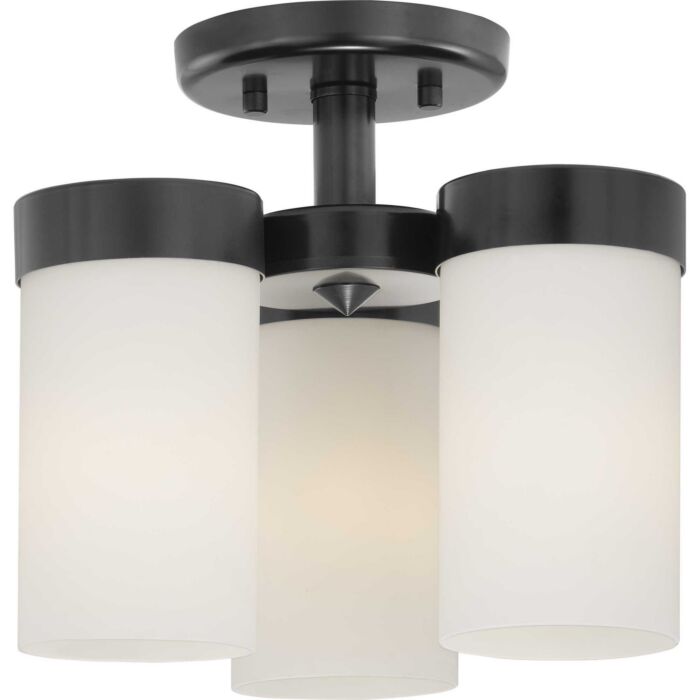 Elevate 3-Light Flush Mount in Black