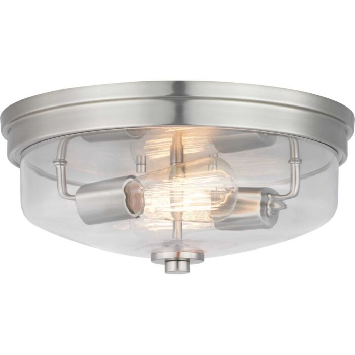Blakely 2-Light Flush Mount in Brushed Nickel