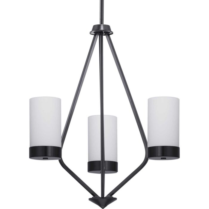Elevate 3-Light Chandelier in Black