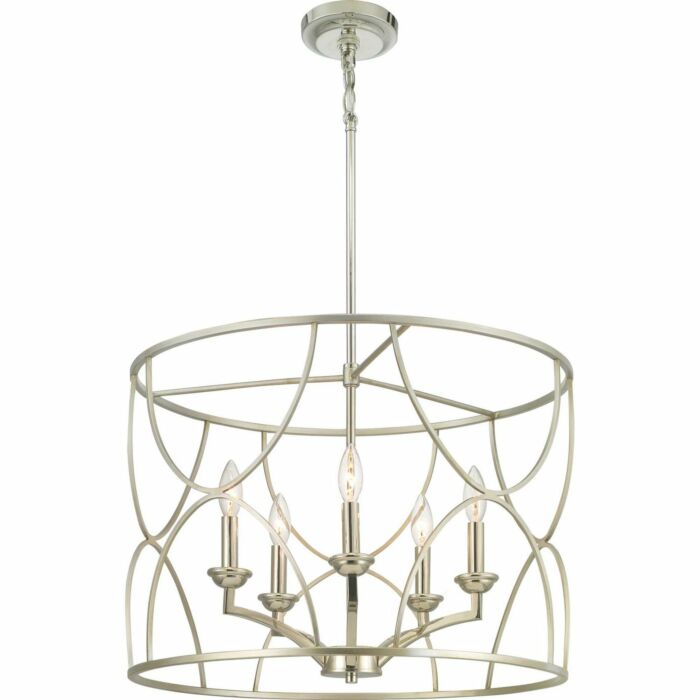 Landree 5-Light Chandelier in Silver Ridge