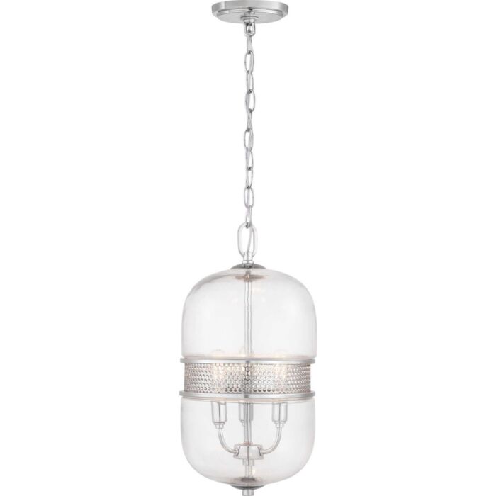 Cayce 3-Light Pendant in Polished Chrome