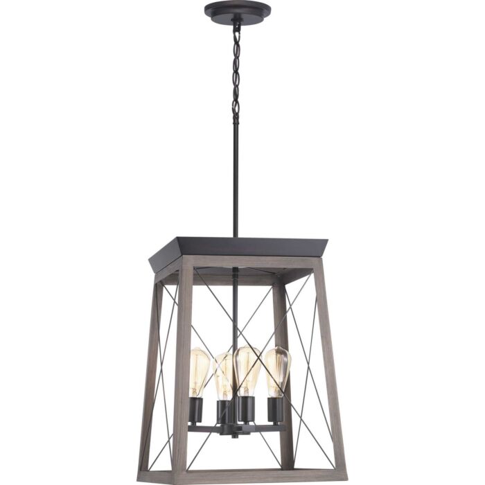 Briarwood 4-Light Foyer Pendant in Antique Bronze
