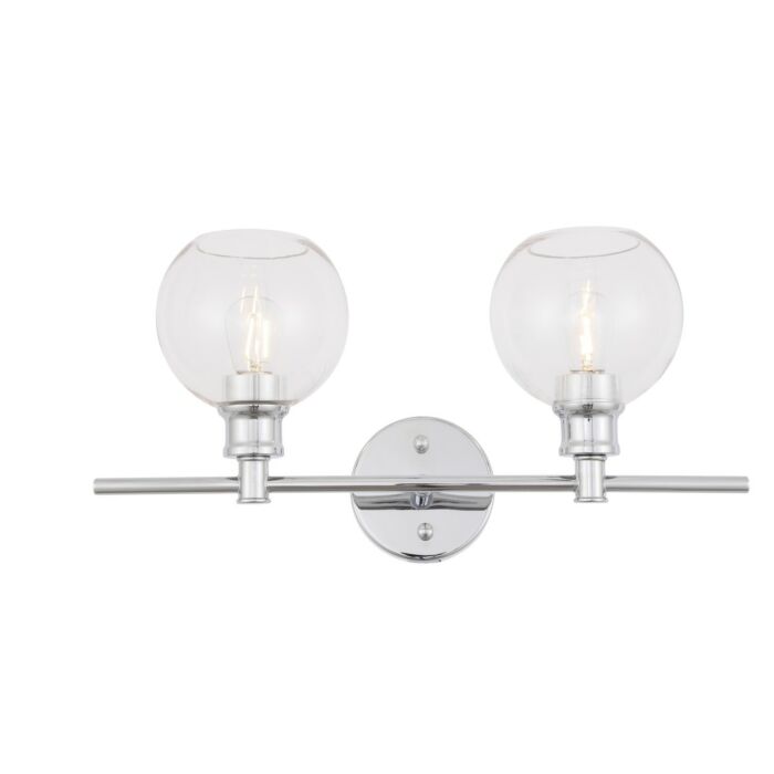 Collier 2-Light Wall Sconce in Chrome