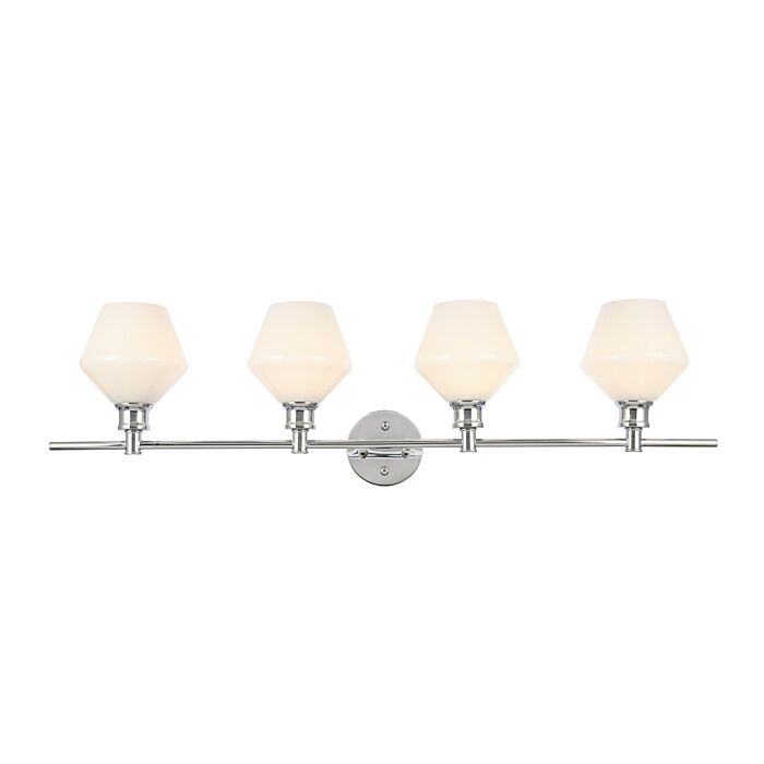 Gene 4-Light Wall Sconce in Chrome