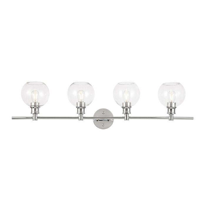 Collier 4-Light Wall Sconce in Chrome