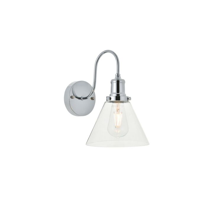 Histoire 1-Light Wall Sconce in Chrome